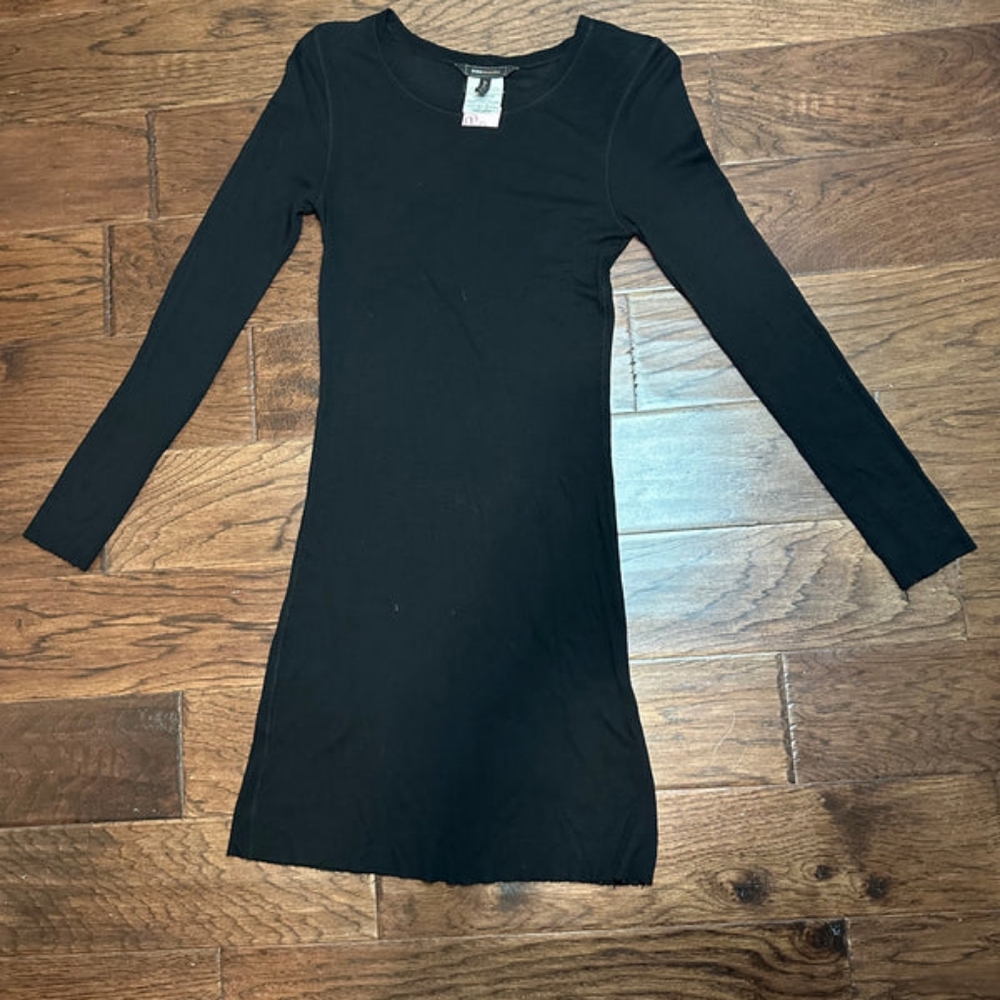 BCBGMAXZRIA black long sleeve dress - Medium